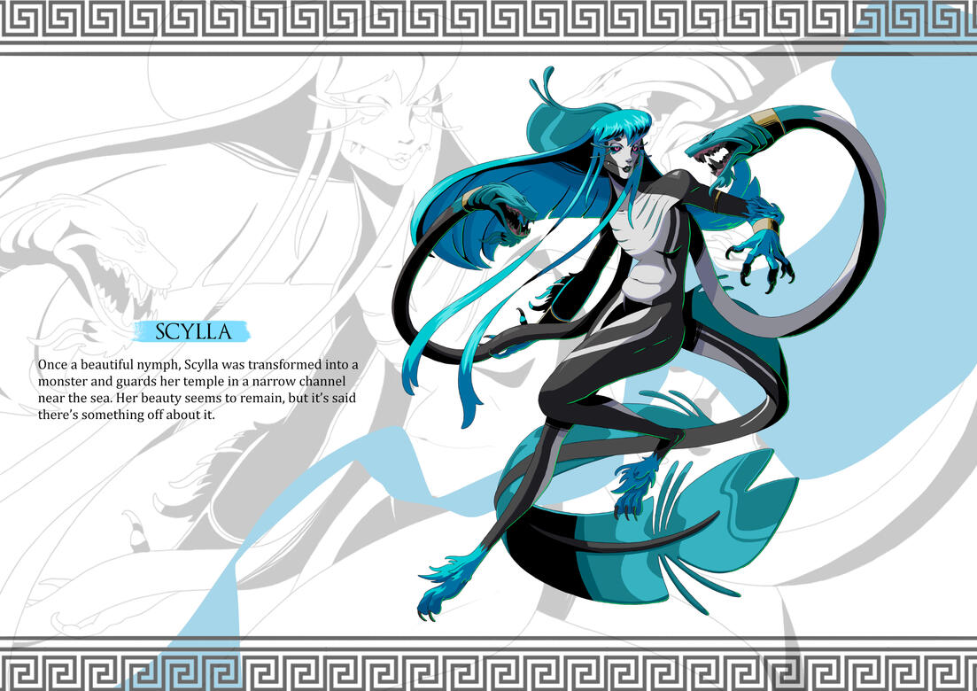 Hades style character