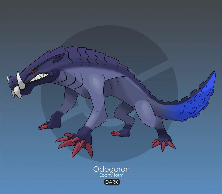 Ebony Odogaron - Monster Hunter x Pokemon (full fakemon)